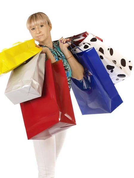 Here is all my shopping — Stock Photo, Image