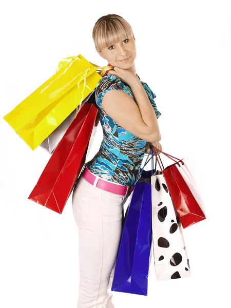 Shopping girl — Stock Photo, Image