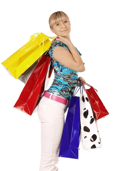 Shopping girl — Stock Photo, Image