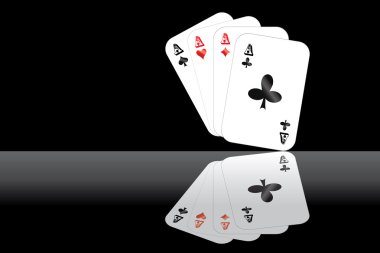 Four aces clipart