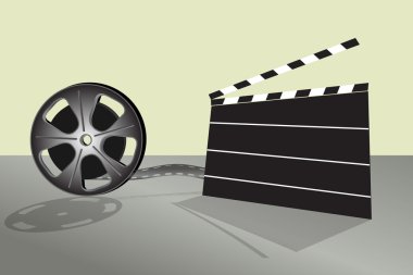 Cinema video film clipart