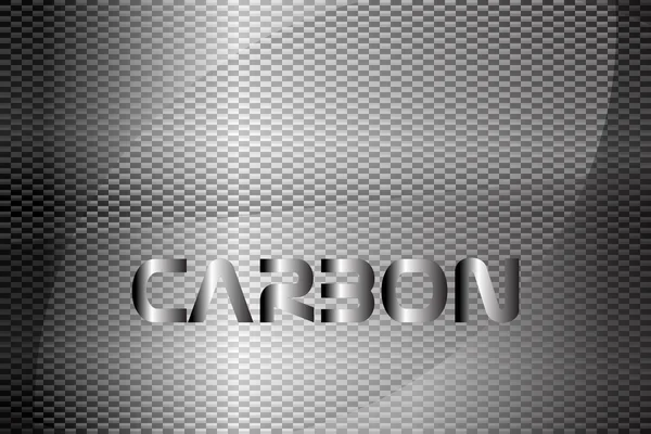 Fondo de carbono — Vector de stock