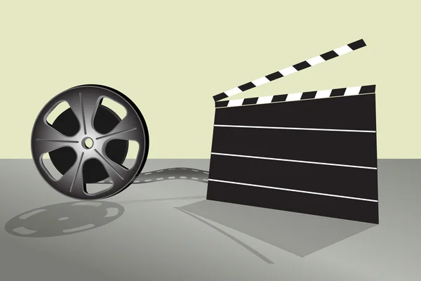Film vidéo cinéma — Image vectorielle