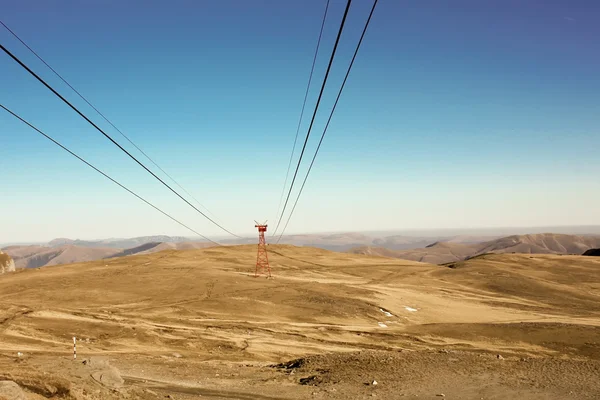 stock image Cables of cable car