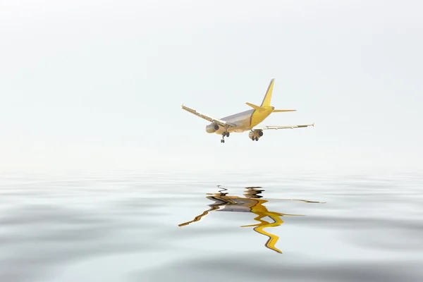 Samolot pasażerski — Zdjęcie stockowe