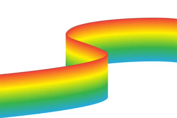 Grafické Znázornění Spektrální Tapety Nad Bílým Pozadím — Stockový vektor