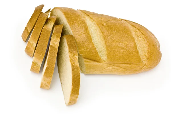 Cutted long loaf — Stock Photo, Image