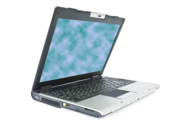 Ontdekken van laptop met kleurenbeeldscherm — Stockfoto