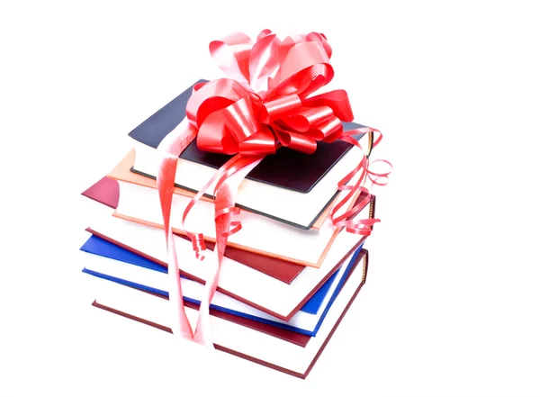 Books with a bow — Stock Photo, Image
