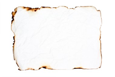 Scorched paper clipart