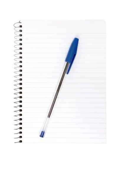 Записну книжку й ручку — стокове фото