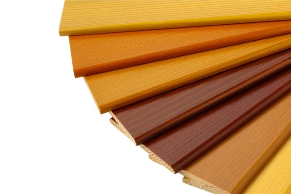 Colore campioni di legno Immagine Stock