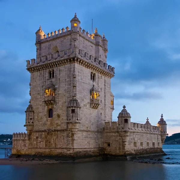 Turm von belem (torre de belem) lisbon portugal lizenzfreie Stockbilder