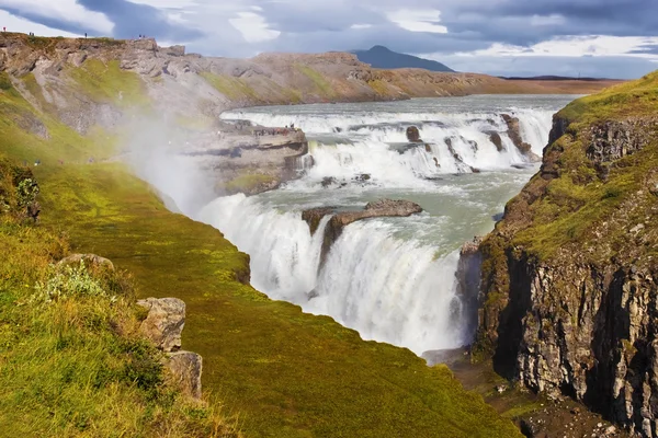 Gullfoss-Wasserfall — Stockfoto