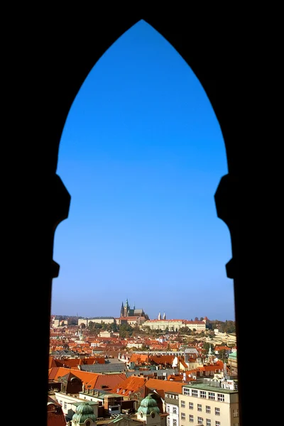Прага в кадре — стоковое фото