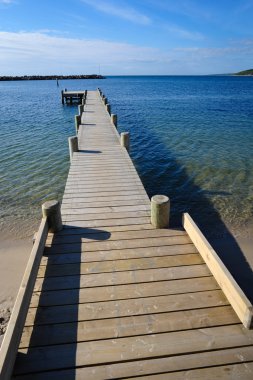 bornholm adası iskelede