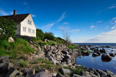 Bornholm island landscape clipart