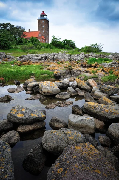 Farol na ilha de Bornholm — Fotografia de Stock