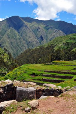 peru İnka harabelerini chinchero