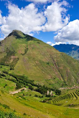 Peruvian mountain landscape clipart