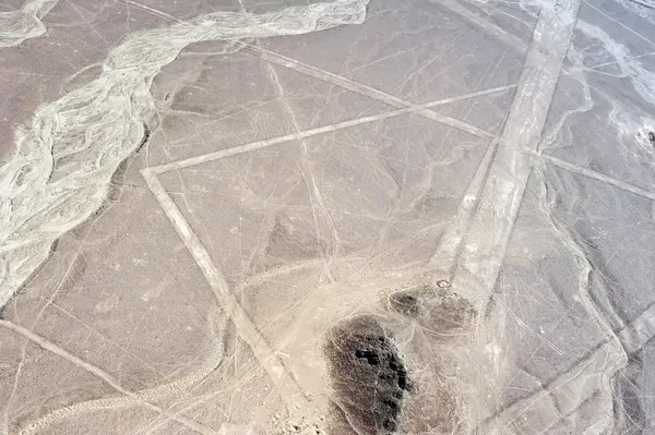 Líneas misteriosas de Nazca — Foto de Stock