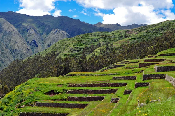 Paisaje del Perú en Chinchero — Foto de Stock