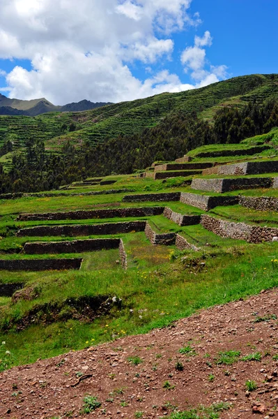 Peru'daki harabeler chinchero — Stok fotoğraf