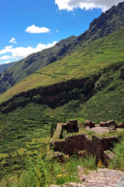 Ruinerna av antika staden i peru — Stockfoto