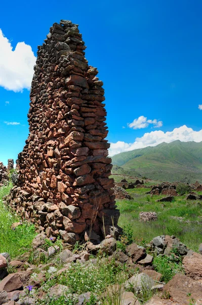 Oude muur in urubamba vallei — Stockfoto