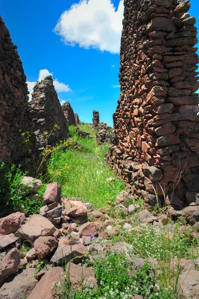 Une partie de l'ancien mur au Pérou — Photo
