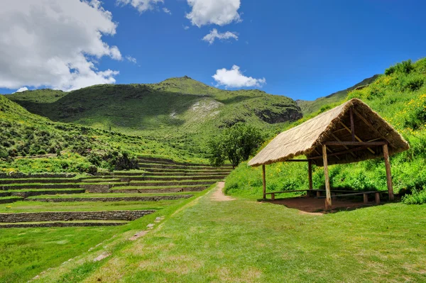 Ciudad antigua peruana paisaje — Foto de Stock