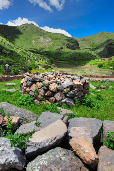 Ruinen der alten Stadt in Peru — Stockfoto