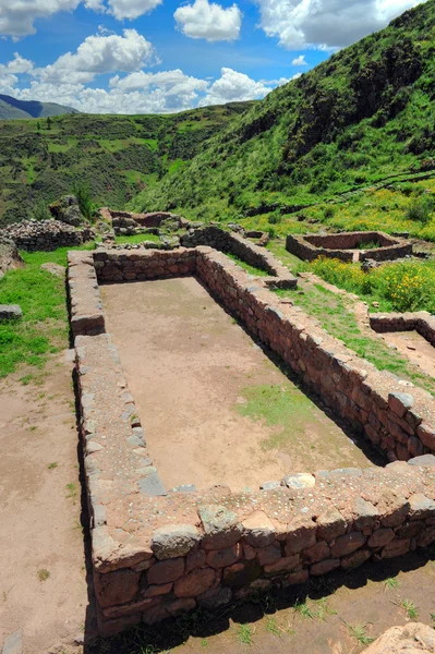 Ερείπια της αρχαίας πόλης στο Περού — Φωτογραφία Αρχείου