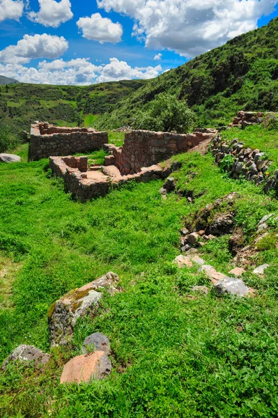 Ruiny starożytnego miasta fo w peru — Zdjęcie stockowe