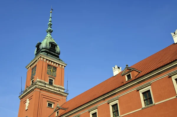 Kungliga slottet i detalj Warszawa, Polen — Stockfoto