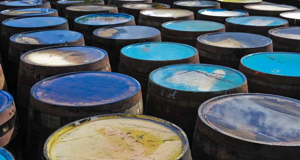 Whisky barrels — Stock Photo, Image
