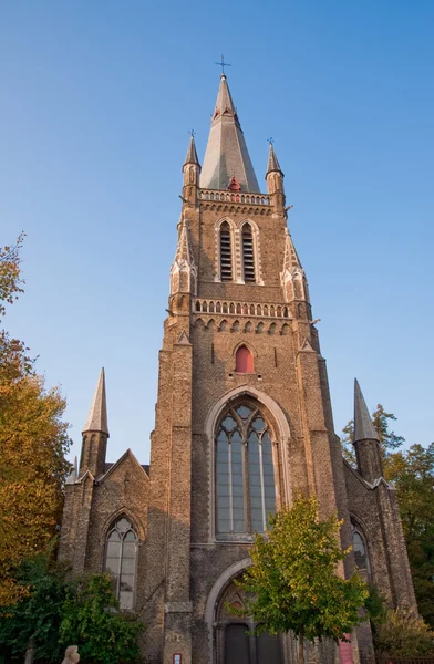 Kościół Brugia — Zdjęcie stockowe