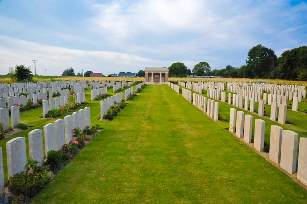 Maricourt hřbitov — Stock fotografie