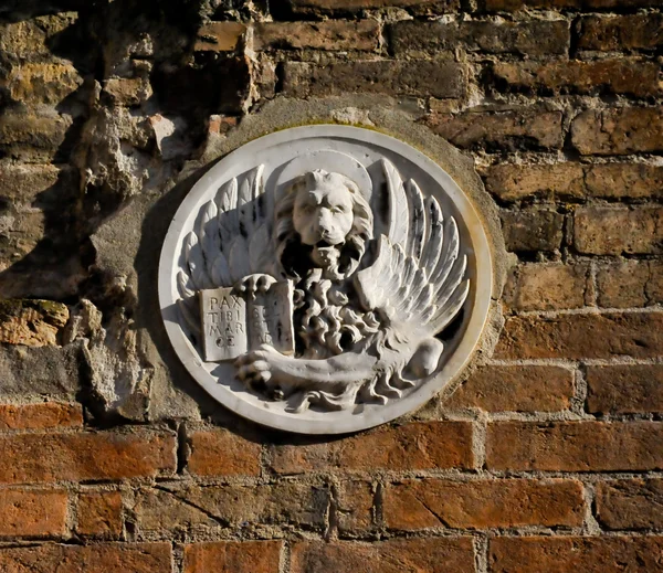 Venice wall sculpture — Stock Photo, Image