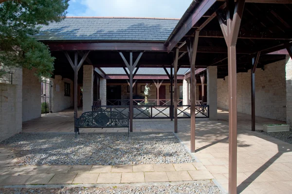 Vindolanda courtyard — Stock Photo, Image