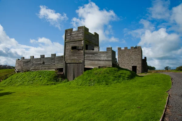 Vindolanda 堡门楼 — 图库照片