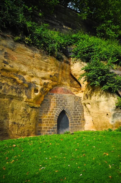 Burgmauer von Nottingham — Stockfoto