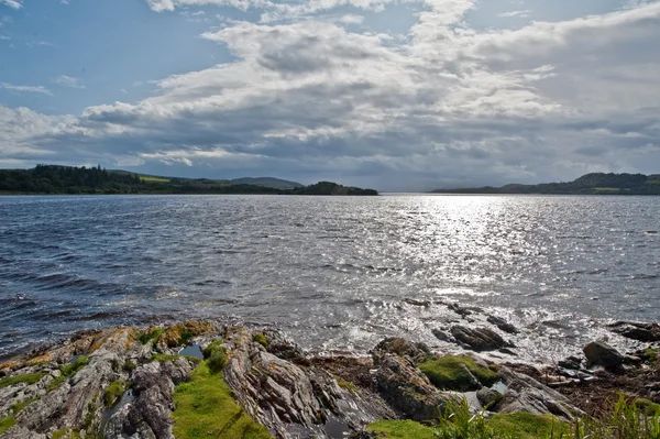 Highlandské jezero — Stock fotografie