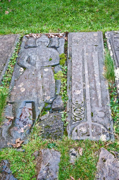 Kildalton burial slabs — Stock Photo, Image