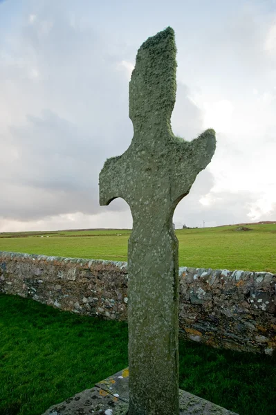 Kreuz Vor Der Pfarrkirche Insel — Stockfoto