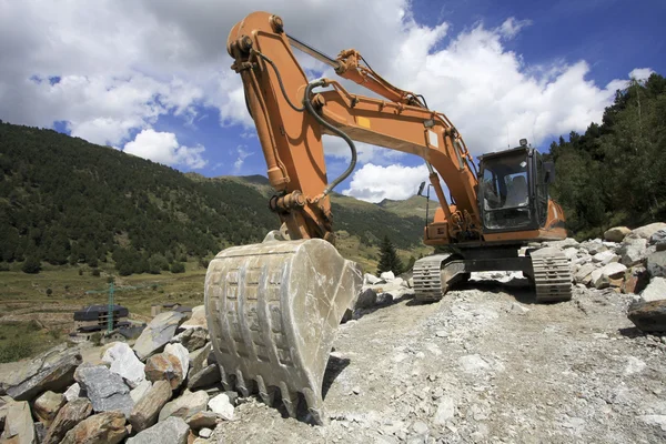 stock image Excavator - Road Construction