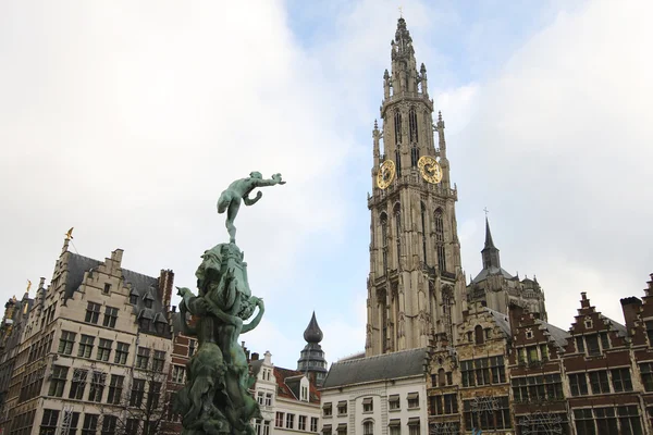 Zentrum von Antwerpen, Belgien — Stockfoto