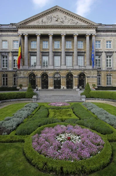 Belgian parliament building in Brussels — Stock Photo, Image