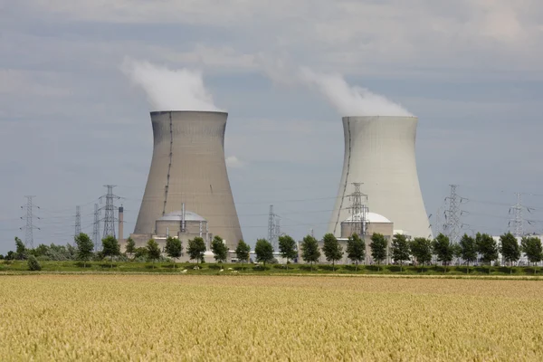 Doel, 벨기에 있는 원자력 발전소 — 스톡 사진