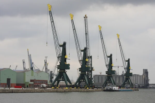Hamnen i Antwerpen — Stockfoto
